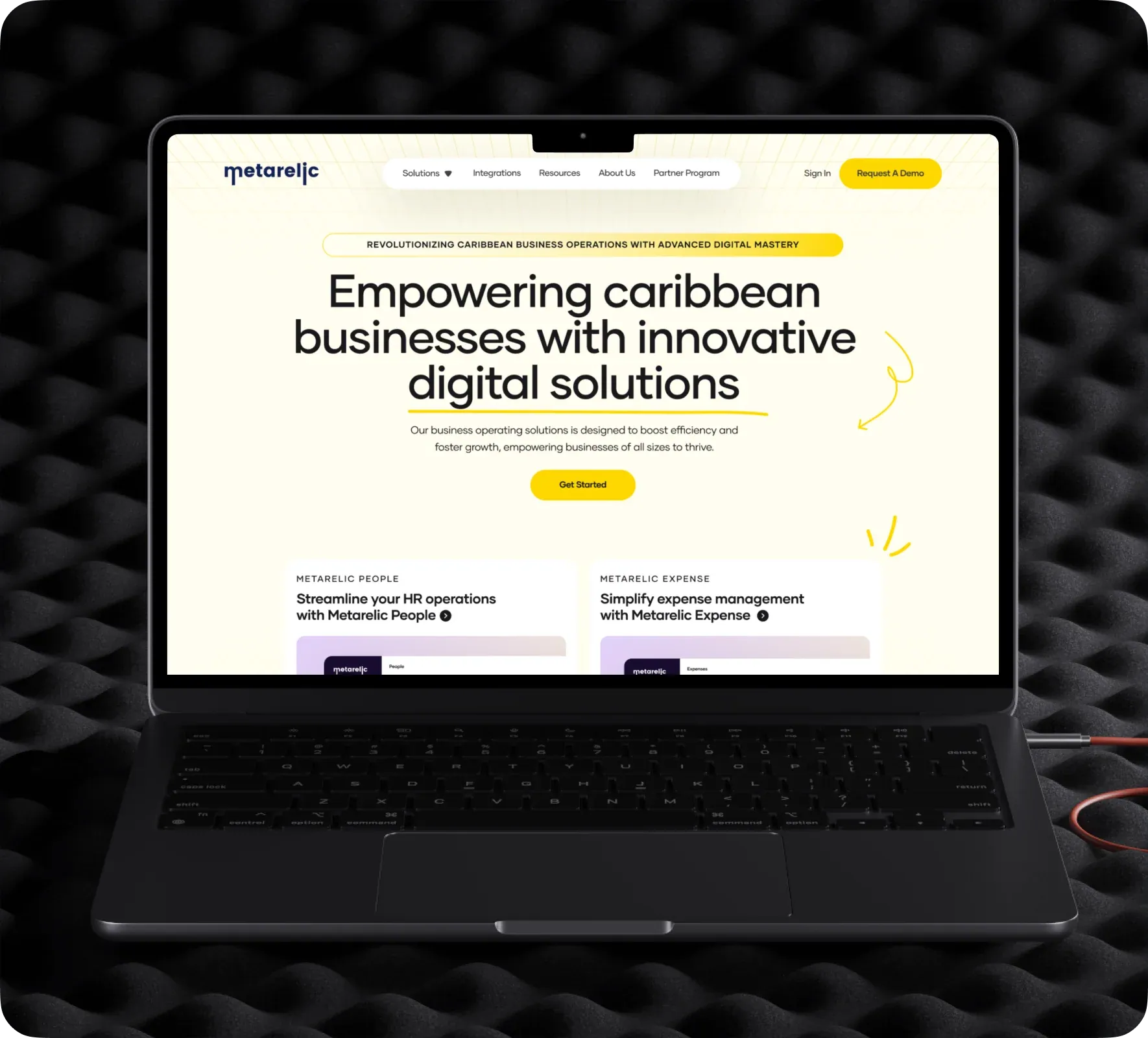 Metarelic website design and development by 5Four Digital, image 1 of 12