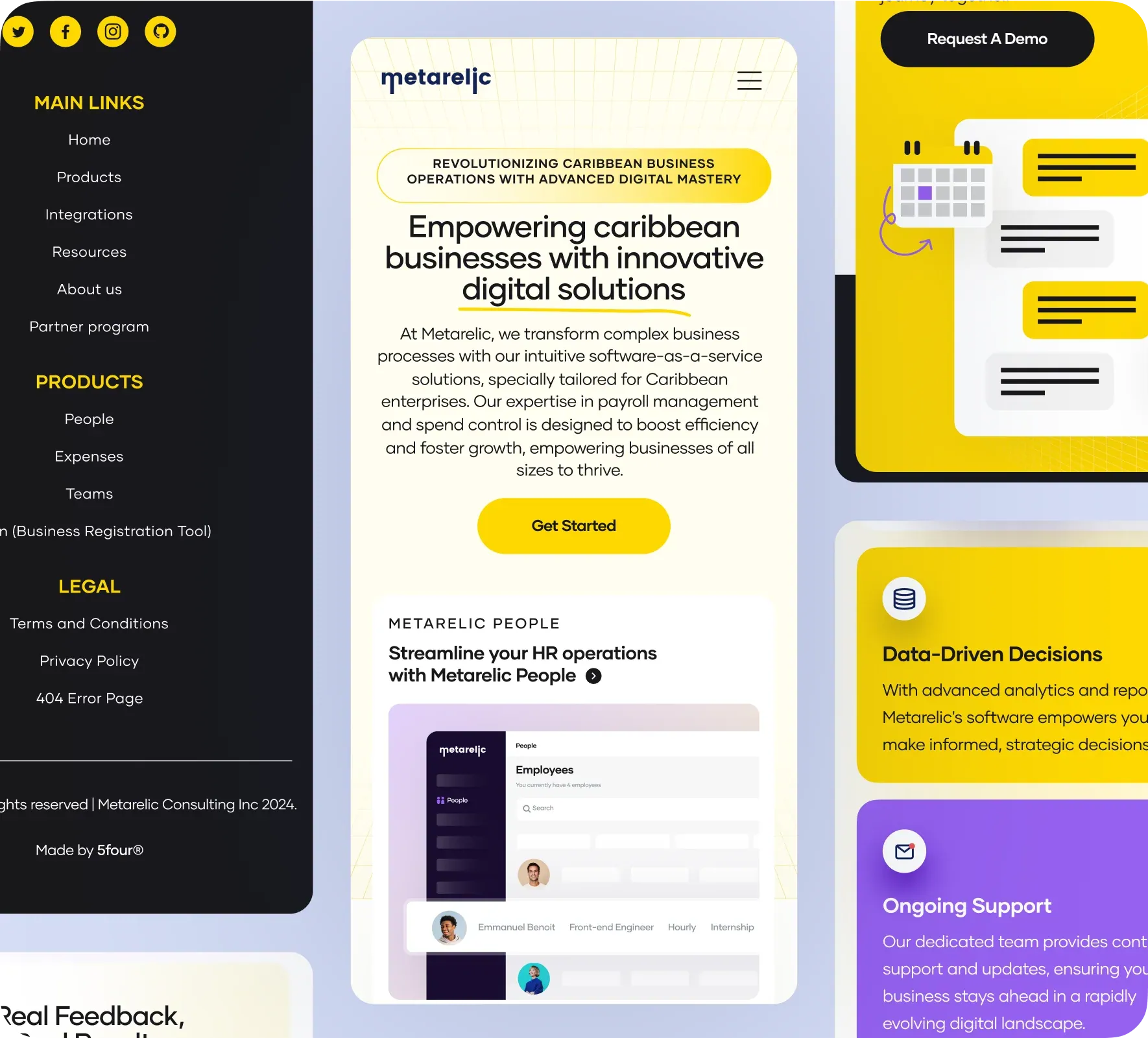 Metarelic website design and development by 5Four Digital, image 2 of 12