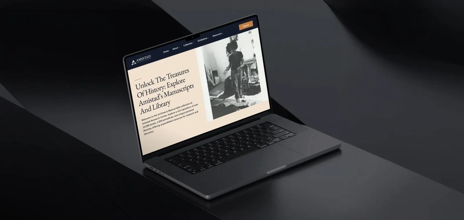Amistad Research Center case study: website design and development by 5Four Digital