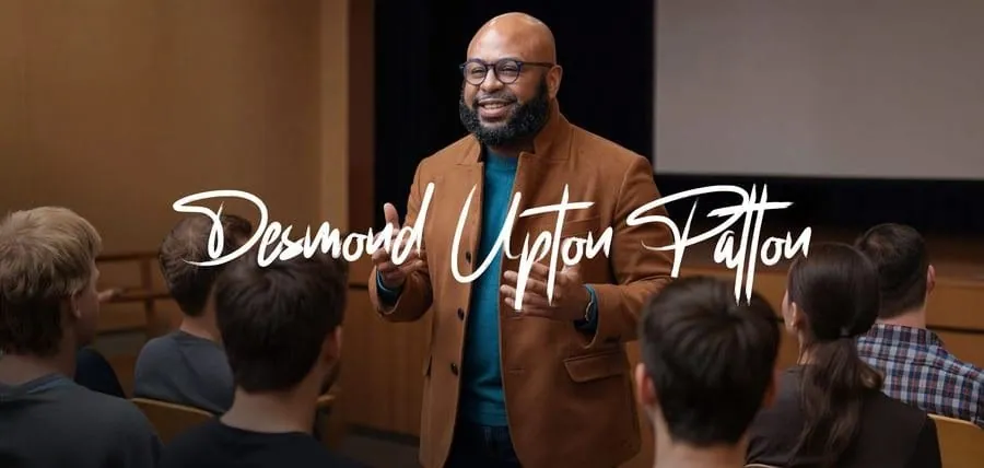 Desmond Upton Patton case study: brand identity and website design by 5Four Digital