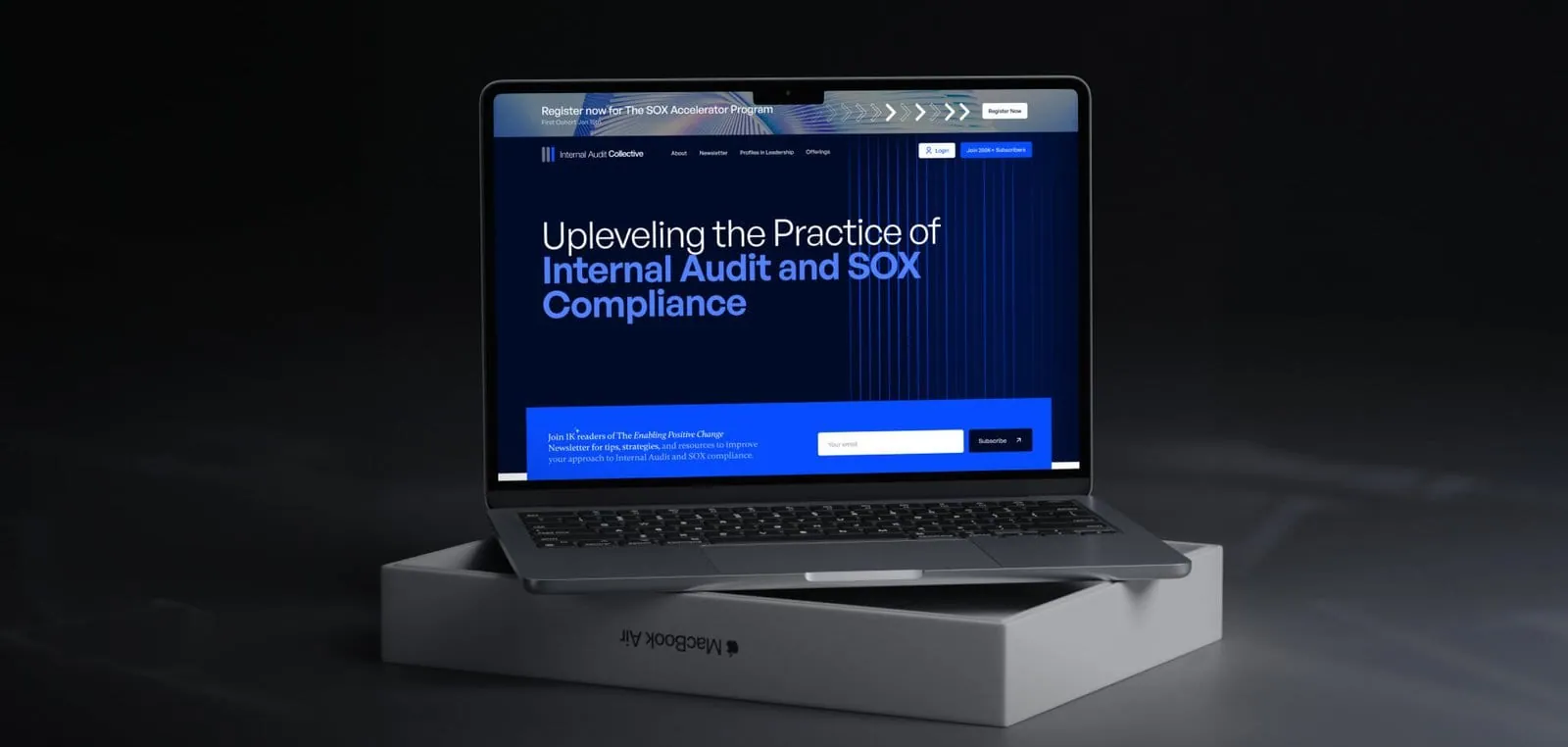 Internal Audit Collective case study: brand identity and website design by 5Four Digital