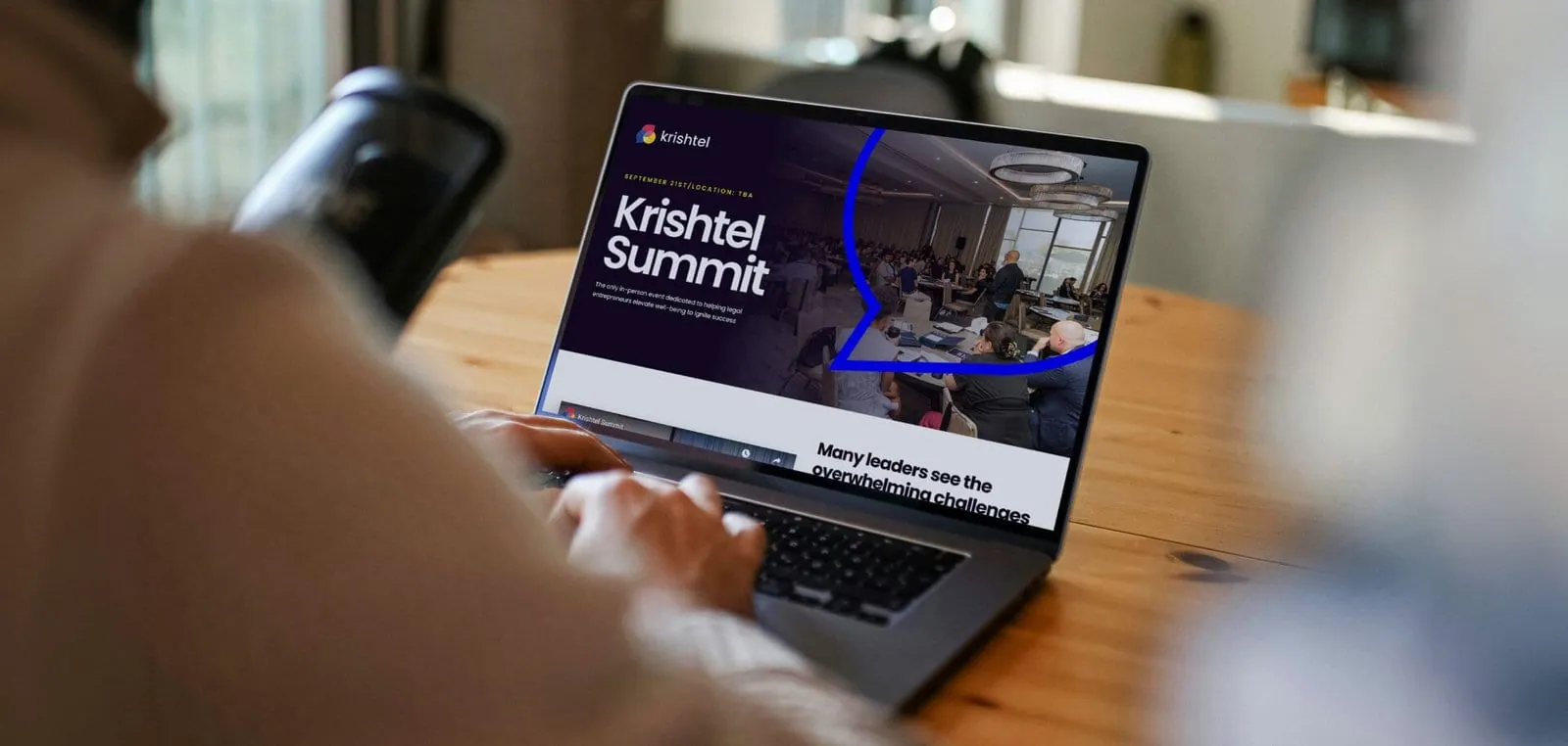 Krishtel case study: brand identity and website design by 5Four Digital