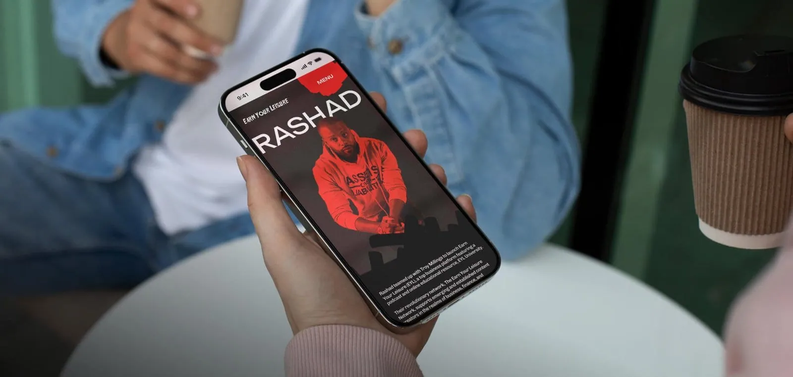 Rashad Bilal case study: brand identity and website design by 5Four Digital
