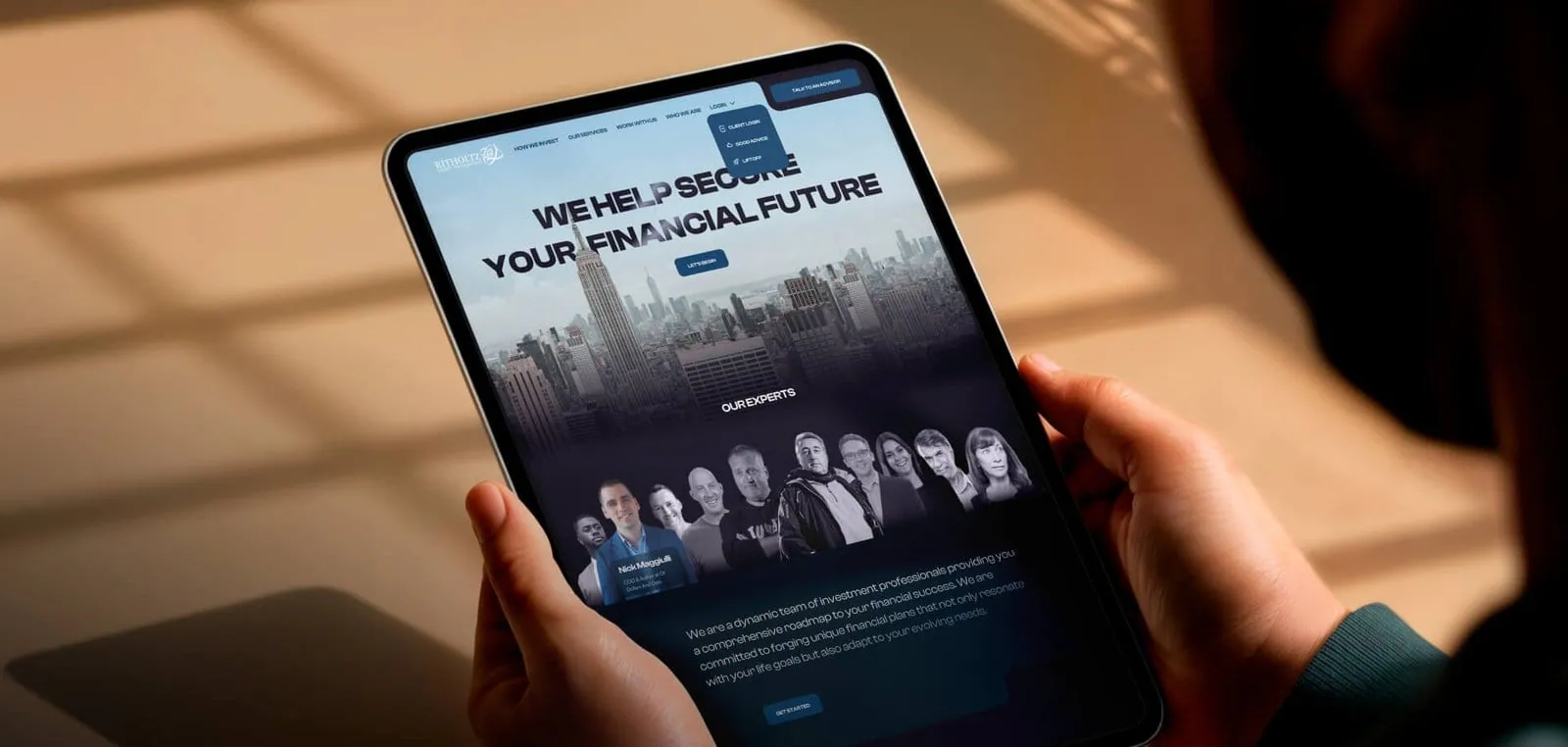 Ritholtz Wealth Management website