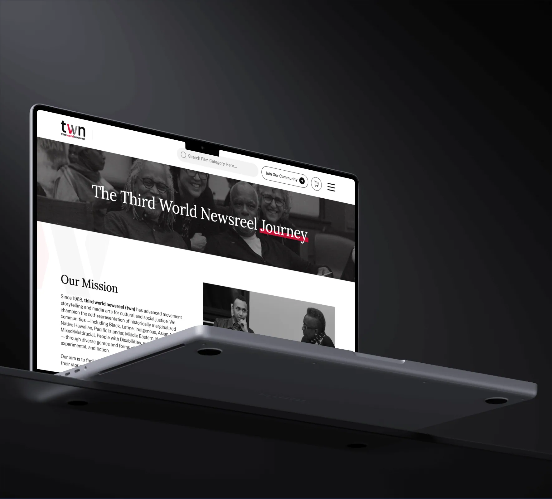 Third World Newsreel website design and development by 5Four Digital, image 5 of 12