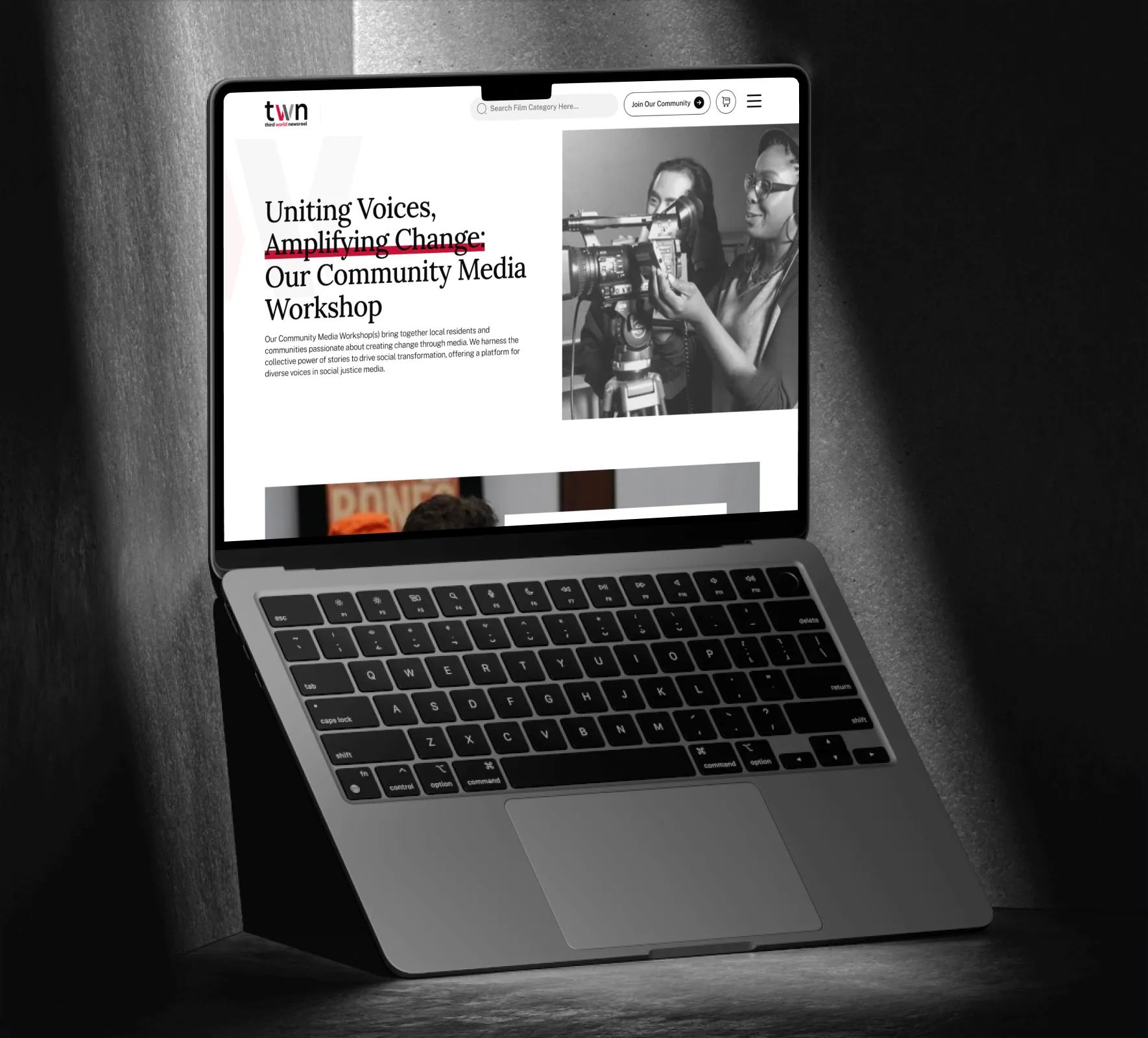 Third World Newsreel website design and development by 5Four Digital, image 9 of 12